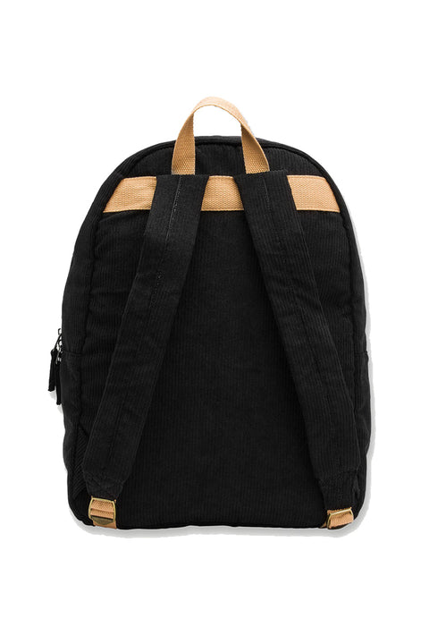 Billabong Schools Out Cord Backpack - Black Pebble- Back
