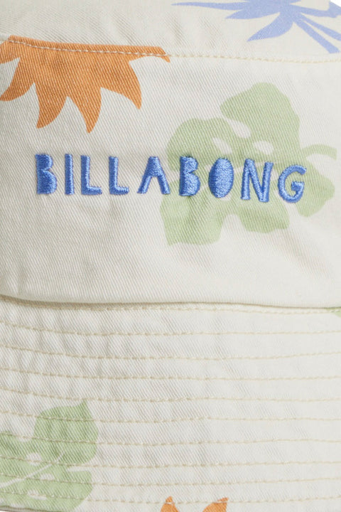 Billabong Sun Symbol Bucket Hat - Multi- Close up on logo