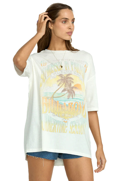 Billabong Sunset Mindset SS Tee - Salt Crystal