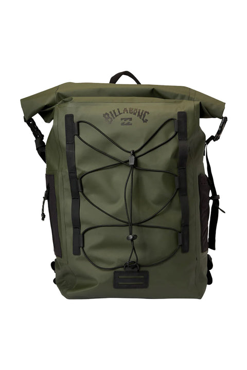 Billabong Surftrek Storm Backpack - Military- Front