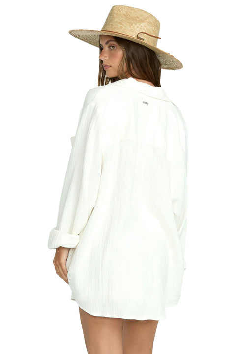 Billabong Sweet Swell LS Shirt - Salt Crystal- Back