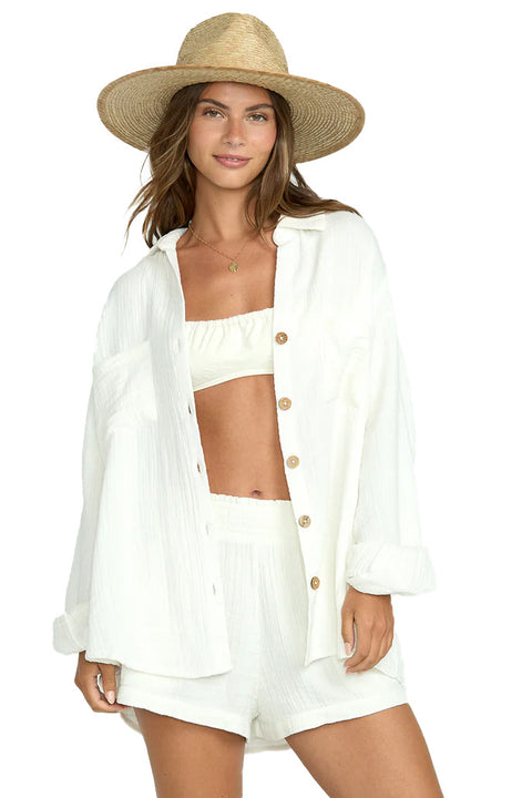 Billabong Sweet Swell LS Shirt - Salt Crystal- Front