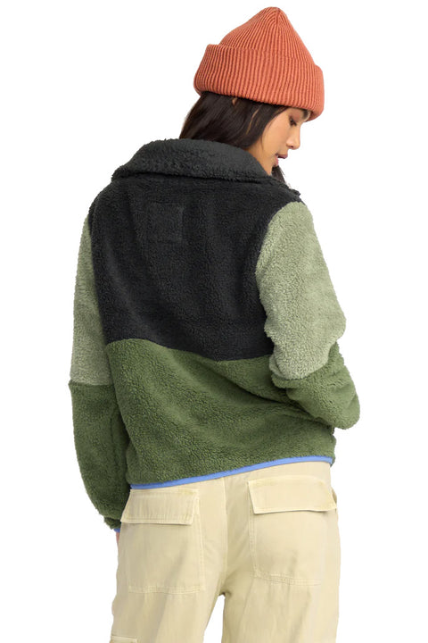Billabong Switchback Zip Fleece - Treehugger- Back
