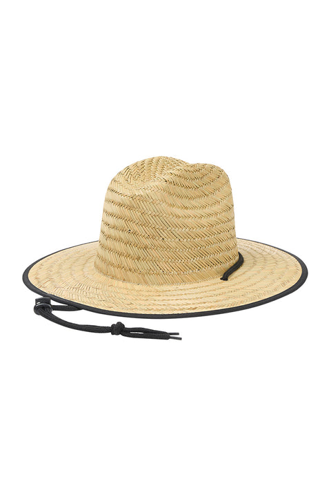 Billabong Tides Print Straw Hat - Peach- Back