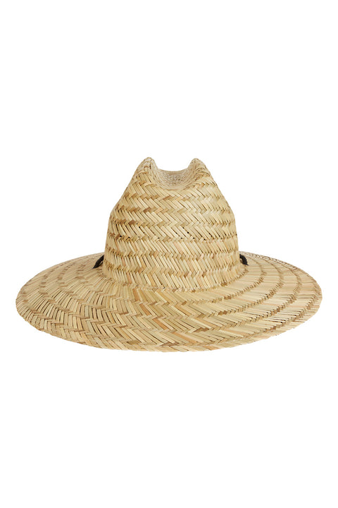 Billabong Tides Straw Lifeguard Hat - Natural - Back