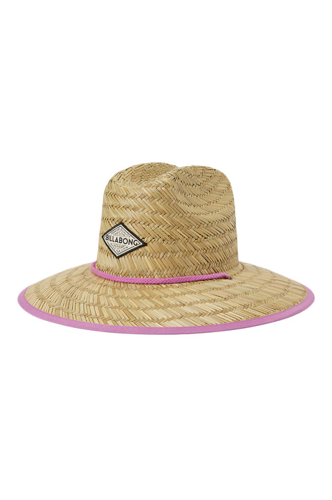 Billabong Tipton Straw Lifeguard Hat - Seaside-Side
