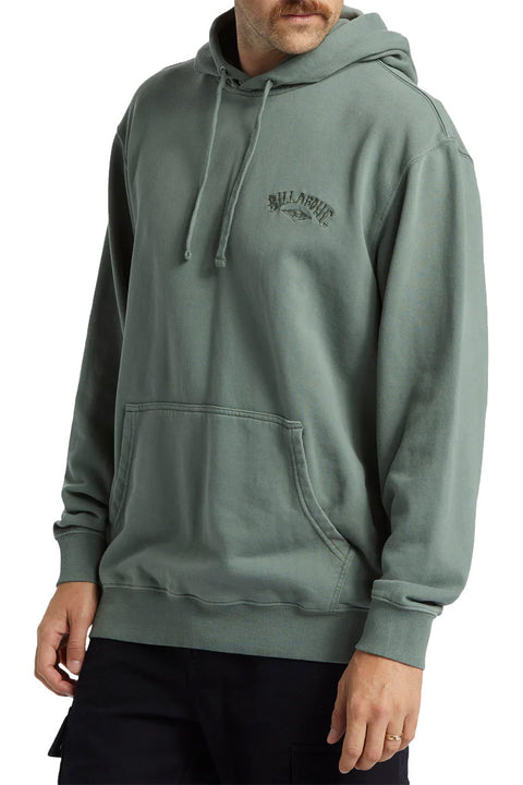 Billabong Wave Washed Pullover Hoodie - Fern- Side