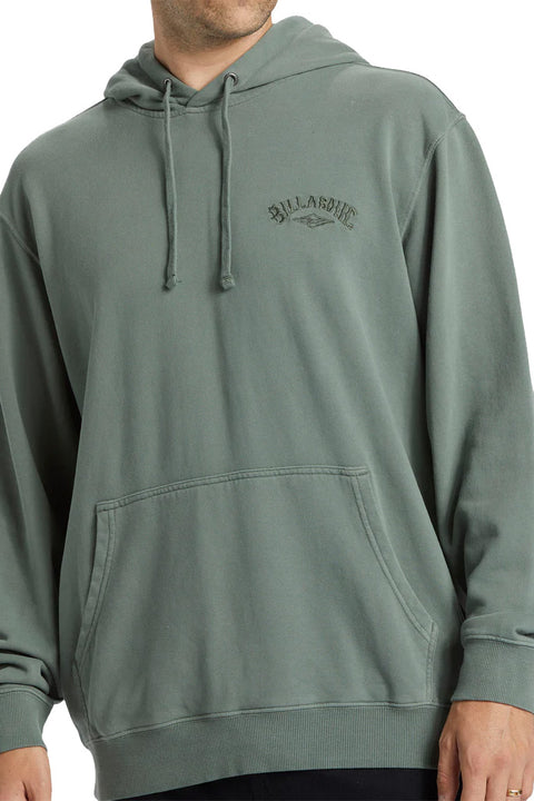 Billabong Wave Washed Pullover Hoodie - Fern- Front