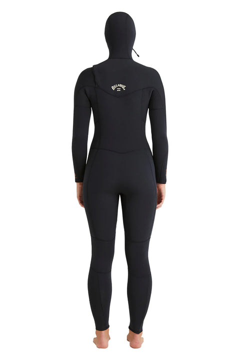 Billabong Women's Synergy Natural Upcycler 5/4 Hooded Wetsuit - Night Fall