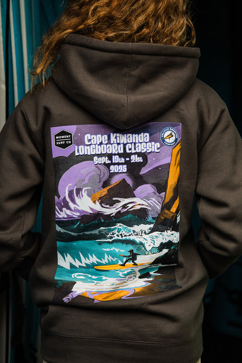 Cape Kiwanda Longboard Classic 2025 Hoodie - Charcoal