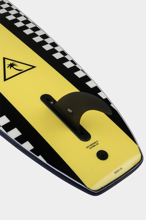 Catch Surf Heritage 8'6" Single Fin Noserider - Midnight Blue / Yellow