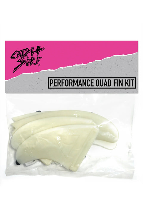 Catch Surf Hi Performance Quad Fin Set - Natural - In Packaging