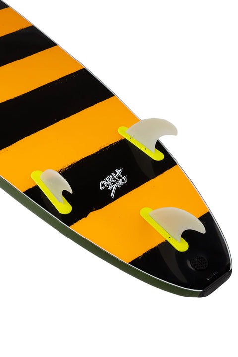Catch Surf Odysea Log 8'0" Surfboard - Military Green
- Tail with fins up