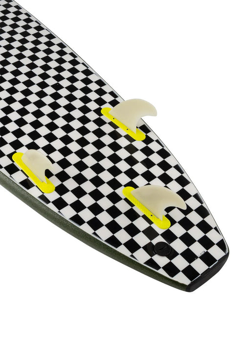 Catch Surf Odysea Log 9'0" - Military Green- Close up of fins
