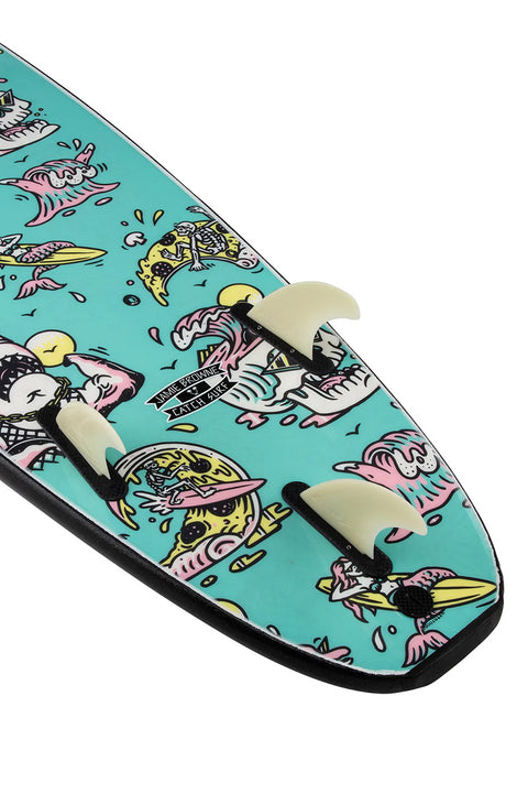 Catch Surf Odysea Jamie Browne Log 7'0" - Black- Close up of fins