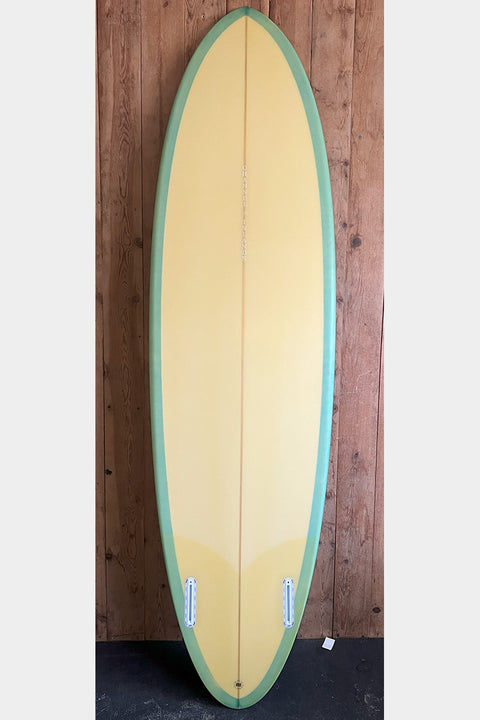 Channel Islands Twin Pin 6'9" Surfboard - Bottom