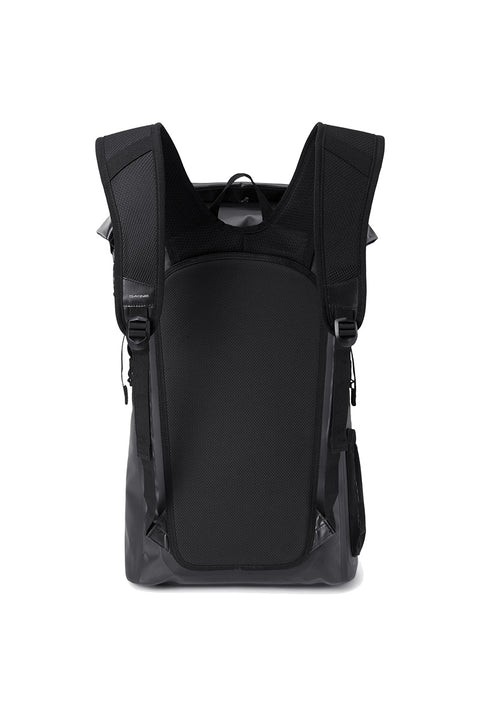 Dakine Cyclone LT Wet/Dry 30L Rolltop Pack - Black - Back With Straps