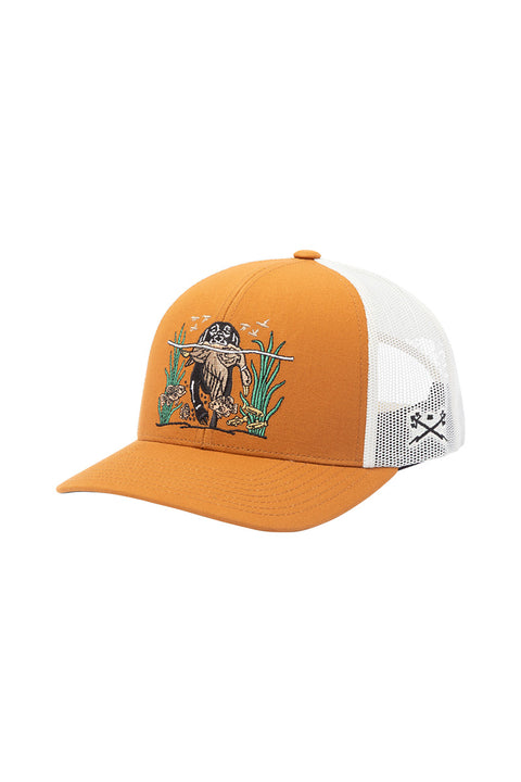 Dark Seas Bashford Hat - Caramel / White- Front