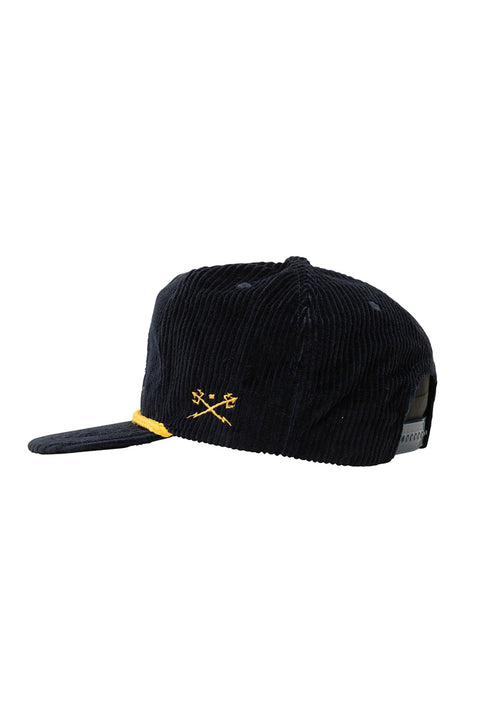Dark Seas Bixby Hat - Navy - Side