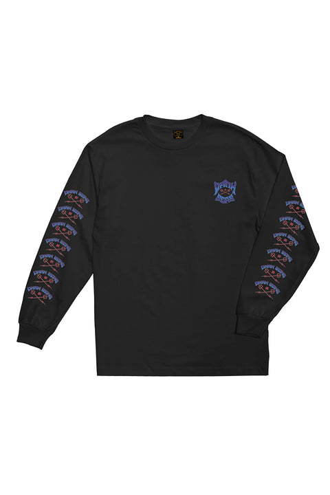 Dark Seas Deep Blue Devil L/S Tee - Black - Front