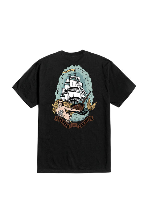 Dark Seas Deep Dreams Tee - Black - Back