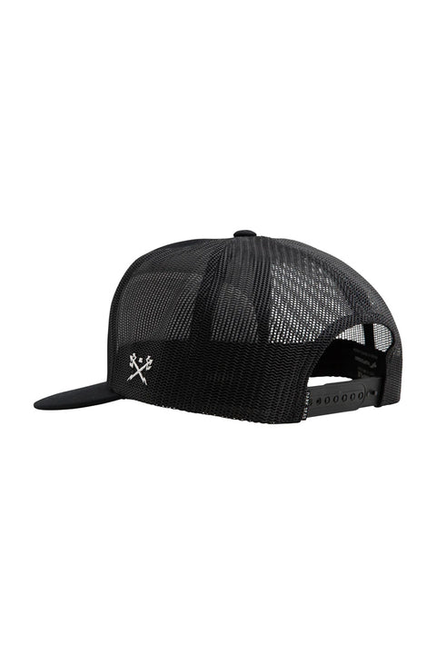 Dark Seas Hooked Hat - Black - Back