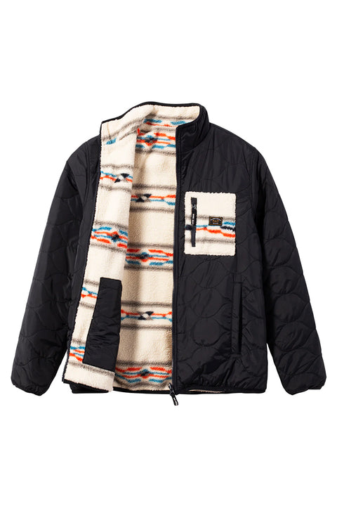 Dark Seas Los Osos Jacket - Navy- Black side showing inside