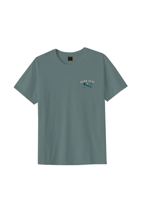 Dark Seas Octo Glass Pigment T-Shirt - Stormy Sea - Front