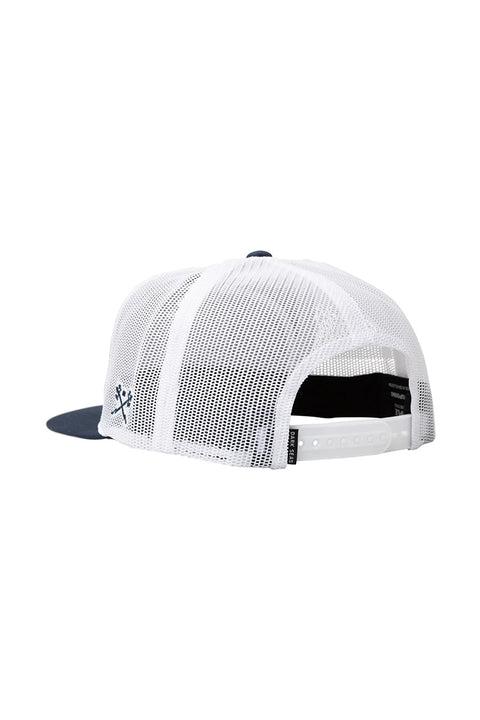 Dark Seas Rhodes Hat - Navy / White- Back