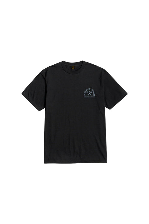 Dark Seas Rowboat Tee - Black - Front