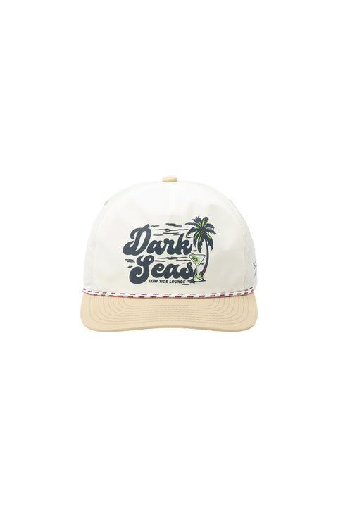 Dark Seas Tiki Time Hat - Off White / Khaki- Front