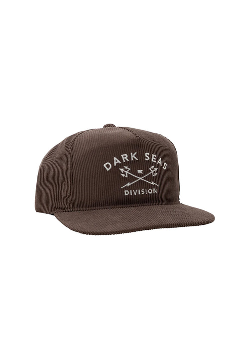 Dark Seas Tridents Corduroy Hat - Brown