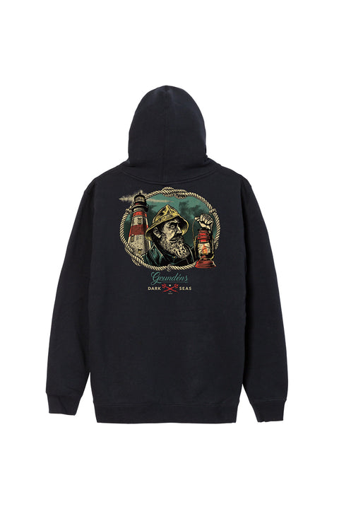 Dark Seas Watchman Fleece - Navy- Back