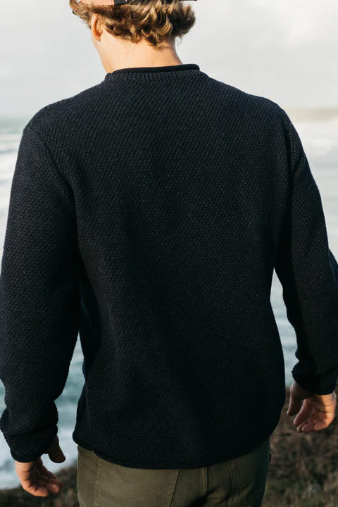 Finisterre Barents Jumper - Indigo- Back