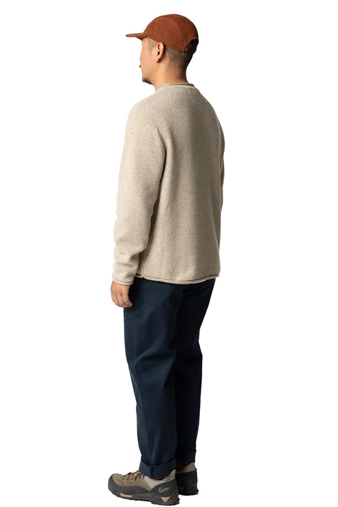 Finisterre Barents Jumper - Oatmeal- Back