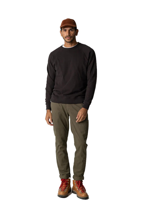Finisterre Coho Sweatshirt - Burnt Umber- Front