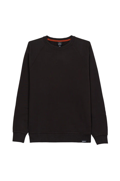 Finisterre Coho Sweatshirt - Burnt Umber- Close up on front not on model