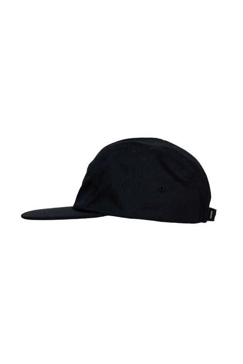 Finisterre Diamond Cotton Twill Camp Cap - Navy- Side
