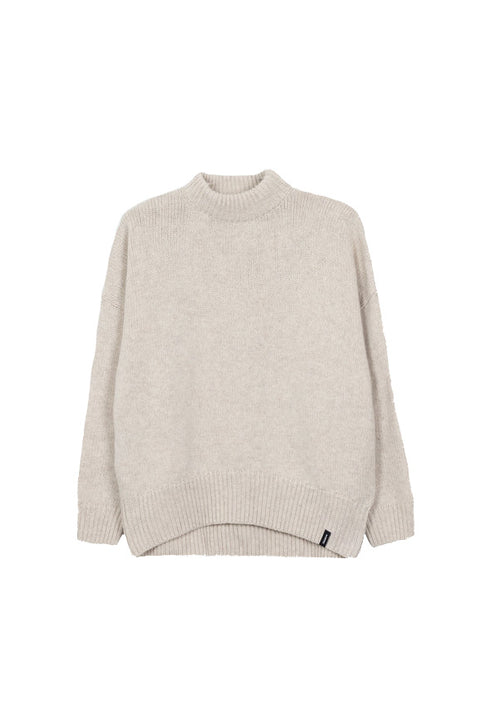 Finisterre Eyre Crew Neck Sweater - Oatmeal - No Model