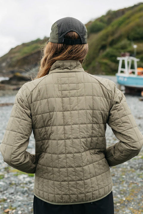 Finisterre Women's Firecrest Jacket - Willow Green- Back