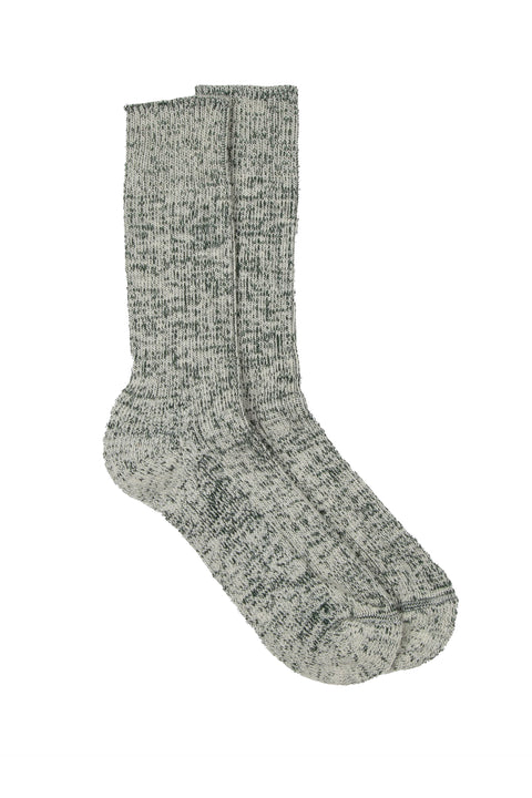 Finisterre Kelson Sock - Khaki Marl- Laid out