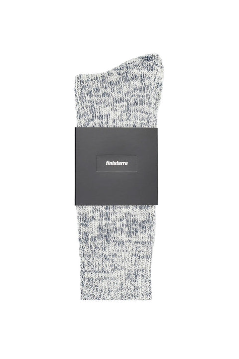 Finisterre Kelson Sock - Navy Marl- In packaging