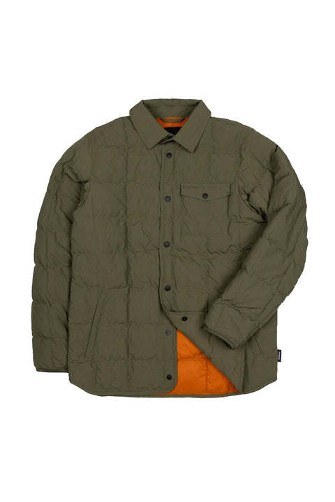 Finisterre Lapwing Shirt - Olive- Front