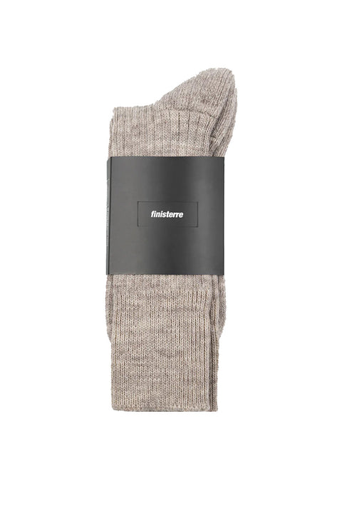 Finisterre Ribbed Sock - Oatmeal