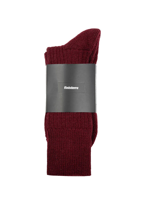 Finisterre Ribbed Sock - Plum