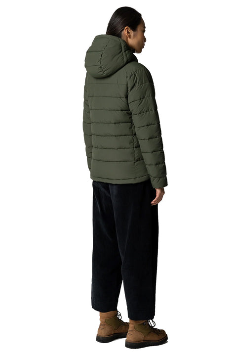 Finisterre Women's Nebulas Jacket - Timber Green- Back