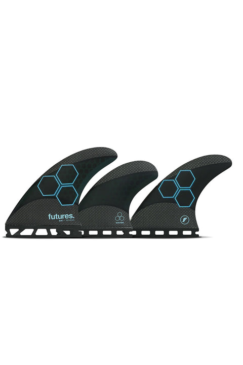 Futures Fins AM1 Techflex 5-Fin Set - Black / Blue