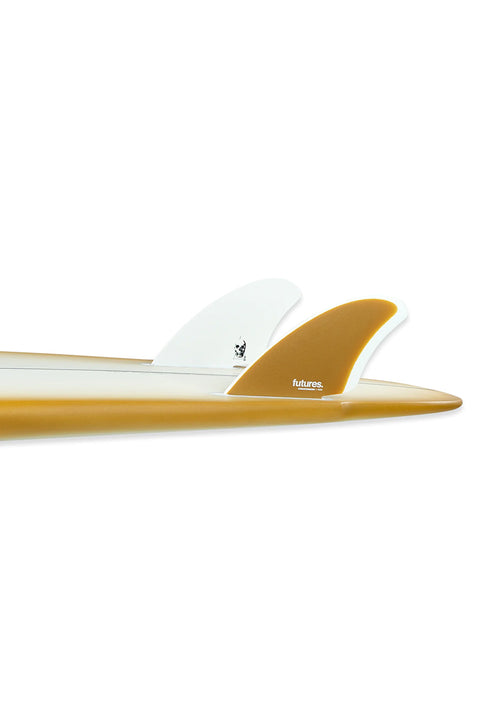 Futures Fins Christenson Keel Fin - Brown / White - On Board