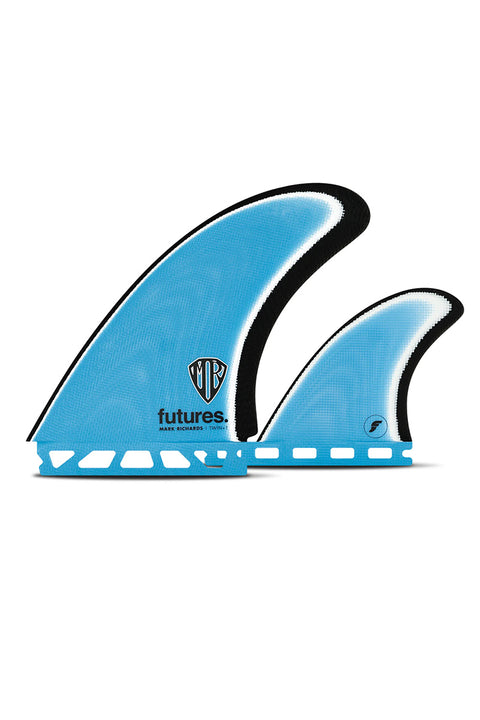 Futures Fins MR FG Twin + 1 Fin - Blue / White / Black