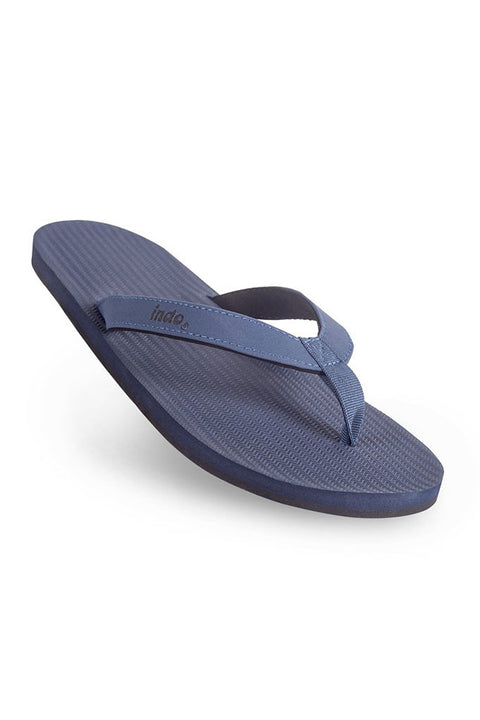 Indosole Men's ESSNTLS Flip Flops - Shore Blue